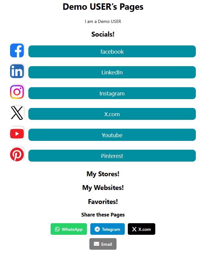 AMP Demo Profile